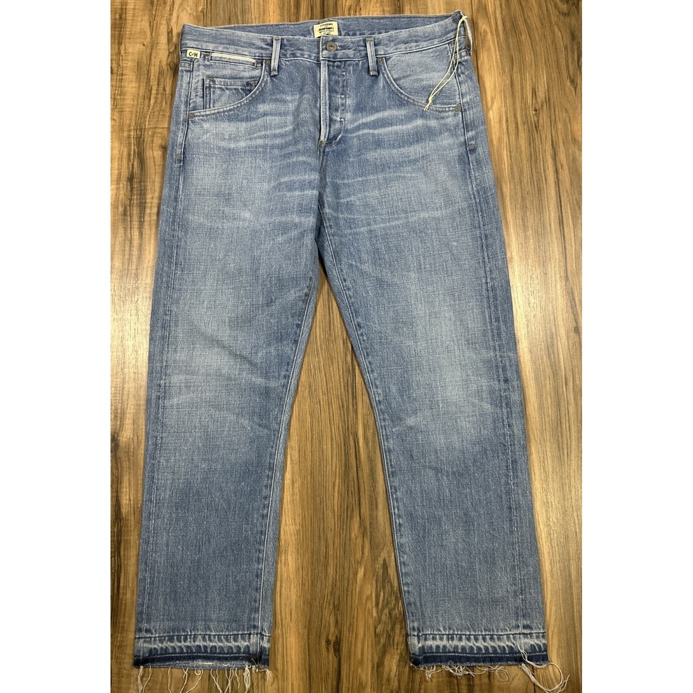 Citizens of Humanity Premium Vintage Lightwash Capris Raw Hem, Size 27 Stretch